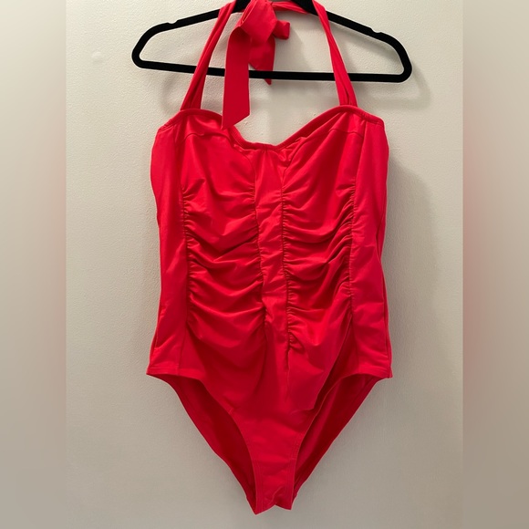 FOREVER 21+ Ruched Bathing Suit - Picture 1 of 4